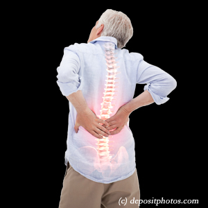 image Augusta back pain with lumbar spinal stenosis